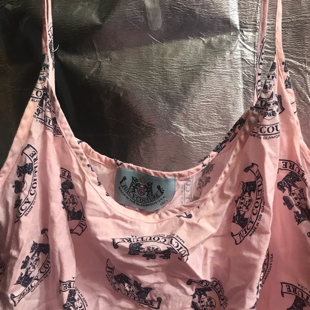 VERY RARE vintage Y2K JUICY COUTURE linen TANK DRESS free shipping!